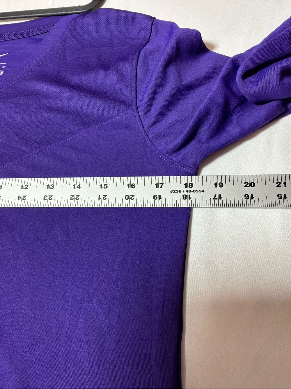 Nike Women’s Coaches Dri-FIT Long Sleeve Top Small Court Purple Sundown - Picture 9 of 9